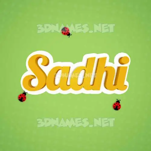 sadhi in Ladybugs style - 3D name wallpaper sadhi in Ladybugs style - 3D name wallpaper