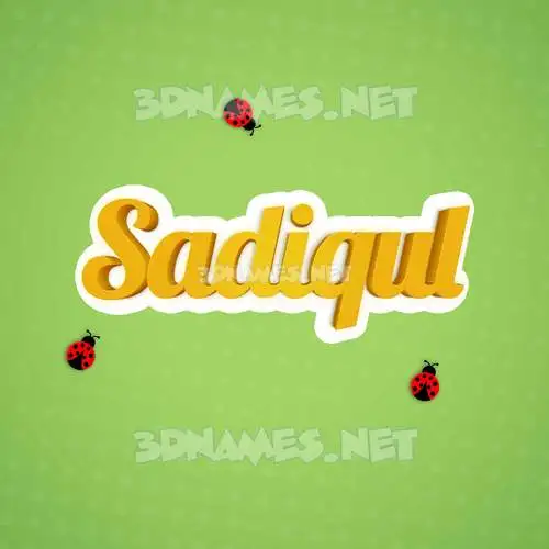 sadiqul in Ladybugs style - 3D name wallpaper sadiqul in Ladybugs style - 3D name wallpaper