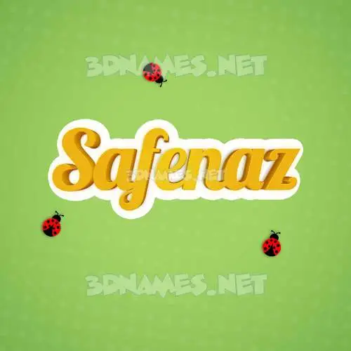 safenaz in Ladybugs style - 3D name wallpaper safenaz in Ladybugs style - 3D name wallpaper