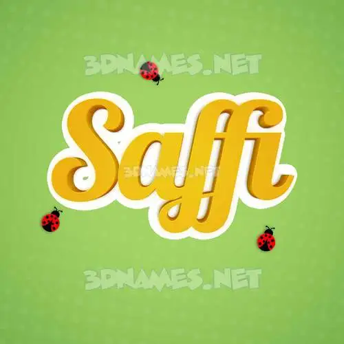 saffi in Ladybugs style - 3D name wallpaper saffi in Ladybugs style - 3D name wallpaper