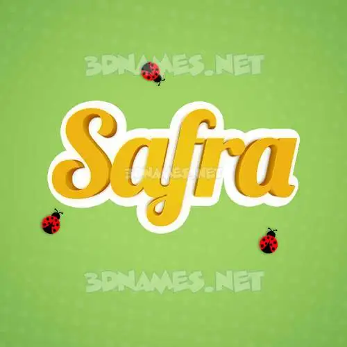 safra in Ladybugs style - 3D name wallpaper safra in Ladybugs style - 3D name wallpaper