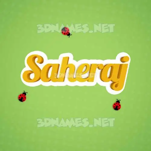 saheraj in Ladybugs style - 3D name wallpaper saheraj in Ladybugs style - 3D name wallpaper