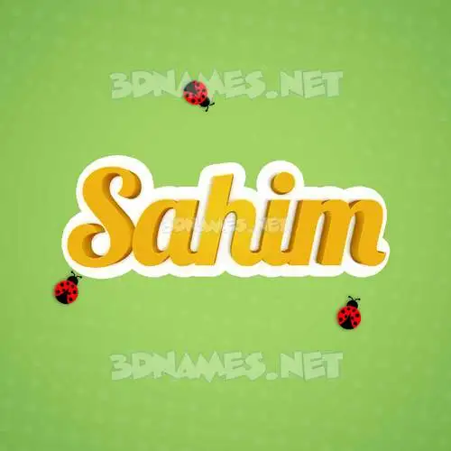 sahim in Ladybugs style - 3D name wallpaper sahim in Ladybugs style - 3D name wallpaper