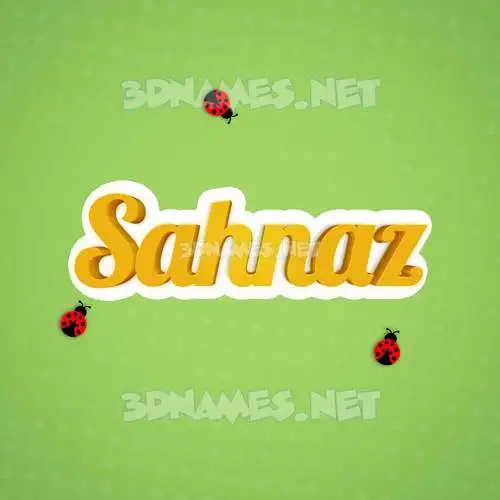 sahnaz in Ladybugs style - 3D name wallpaper sahnaz in Ladybugs style - 3D name wallpaper