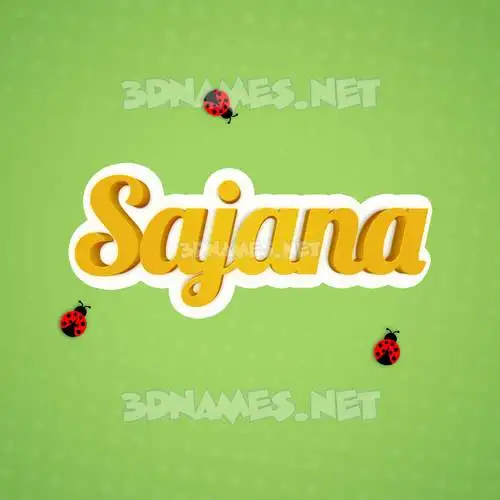 sajana in Ladybugs style - 3D name wallpaper sajana in Ladybugs style - 3D name wallpaper