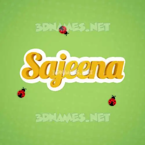 sajeena in Ladybugs style - 3D name wallpaper sajeena in Ladybugs style - 3D name wallpaper