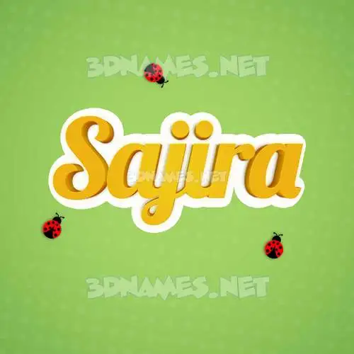 sajira in Ladybugs style - 3D name wallpaper sajira in Ladybugs style - 3D name wallpaper