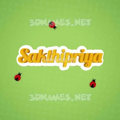 sakthipriya in Ladybugs style - 3D name wallpaper sakthipriya in Ladybugs style - 3D name wallpaper