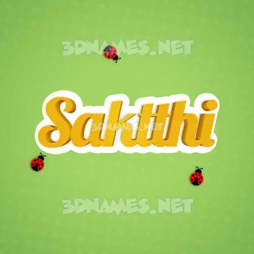 saktthi in Ladybugs style - 3D name wallpaper saktthi in Ladybugs style - 3D name wallpaper