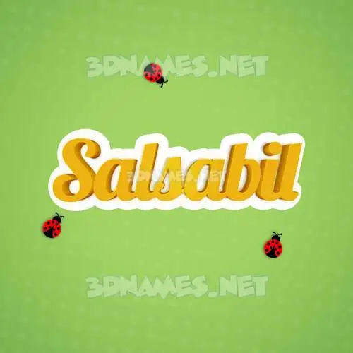 salsabil in Ladybugs style - 3D name wallpaper salsabil in Ladybugs style - 3D name wallpaper