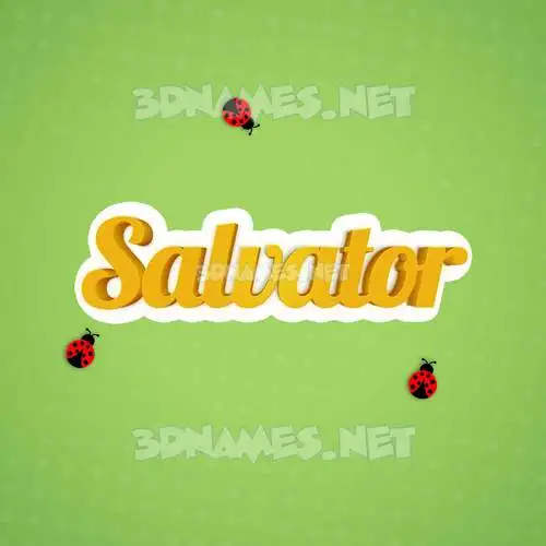 salvator in Ladybugs style - 3D name wallpaper salvator in Ladybugs style - 3D name wallpaper