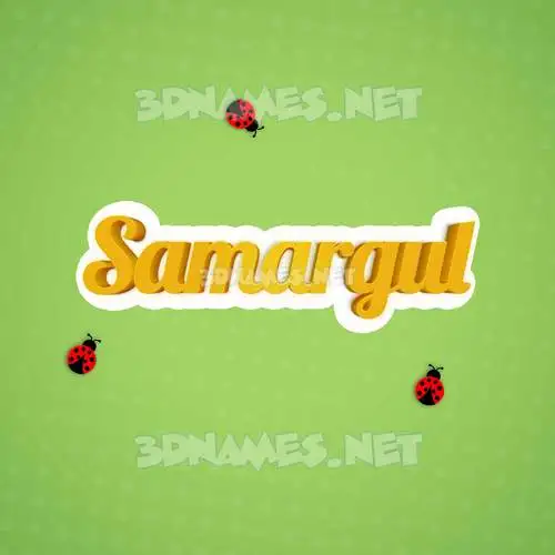 samargul in Ladybugs style - 3D name wallpaper samargul in Ladybugs style - 3D name wallpaper