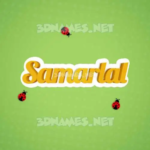 samarlal in Ladybugs style - 3D name wallpaper samarlal in Ladybugs style - 3D name wallpaper