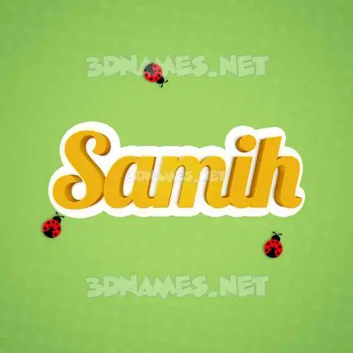 samih in Ladybugs style - 3D name wallpaper samih in Ladybugs style - 3D name wallpaper