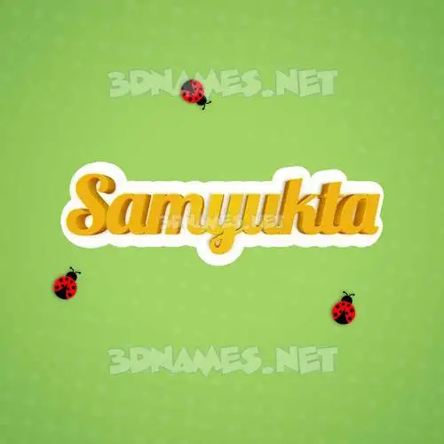 samyukta in Ladybugs style - 3D name wallpaper samyukta in Ladybugs style - 3D name wallpaper