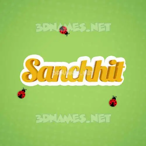 sanchhit in Ladybugs style - 3D name wallpaper sanchhit in Ladybugs style - 3D name wallpaper