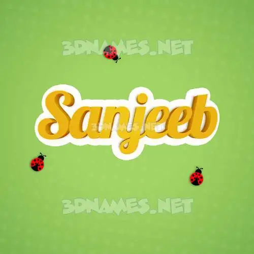 sanjeeb in Ladybugs style - 3D name wallpaper sanjeeb in Ladybugs style - 3D name wallpaper