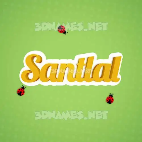 santlal in Ladybugs style - 3D name wallpaper santlal in Ladybugs style - 3D name wallpaper