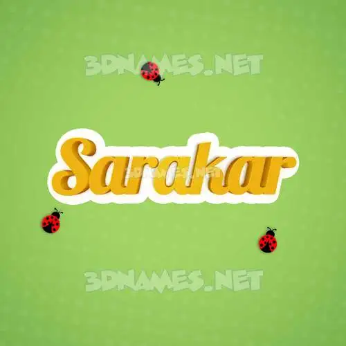 sarakar in Ladybugs style - 3D name wallpaper sarakar in Ladybugs style - 3D name wallpaper
