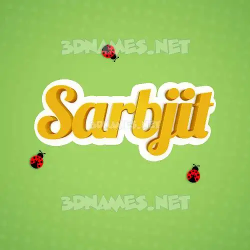 sarbjit in Ladybugs style - 3D name wallpaper sarbjit in Ladybugs style - 3D name wallpaper