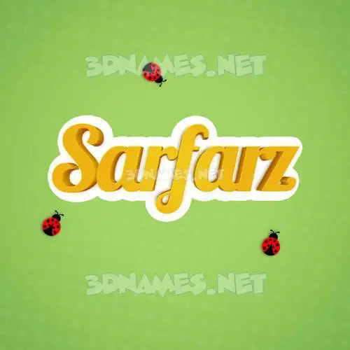 sarfarz in Ladybugs style - 3D name wallpaper sarfarz in Ladybugs style - 3D name wallpaper