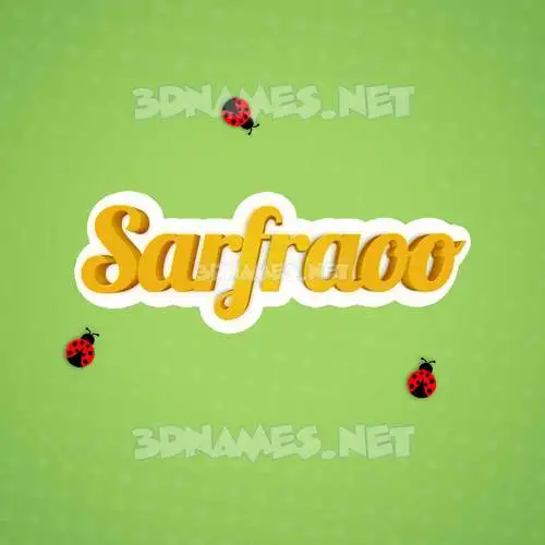 sarfraoo in Ladybugs style - 3D name wallpaper sarfraoo in Ladybugs style - 3D name wallpaper