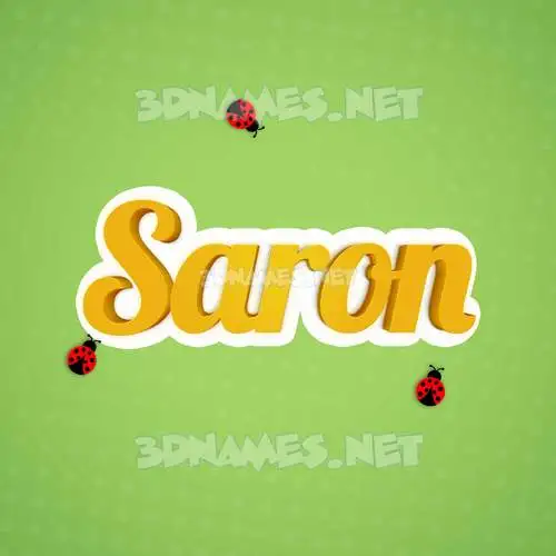saron in Ladybugs style - 3D name wallpaper saron in Ladybugs style - 3D name wallpaper