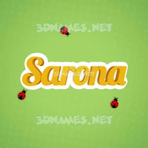 sarona in Ladybugs style - 3D name wallpaper sarona in Ladybugs style - 3D name wallpaper