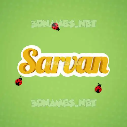 sarvan in Ladybugs style - 3D name wallpaper sarvan in Ladybugs style - 3D name wallpaper