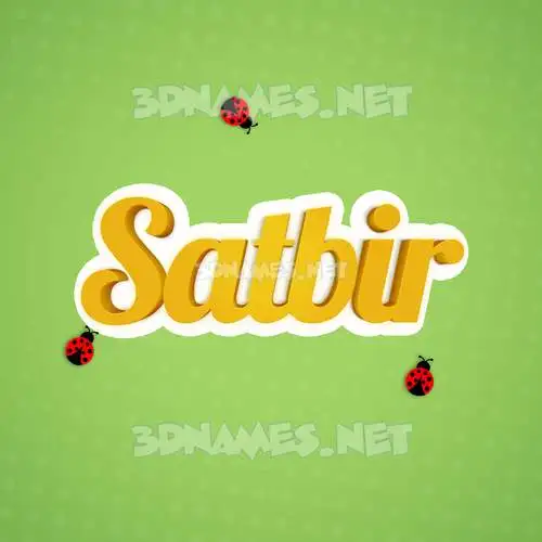 satbir in Ladybugs style - 3D name wallpaper satbir in Ladybugs style - 3D name wallpaper