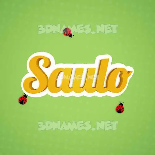 saulo in Ladybugs style - 3D name wallpaper saulo in Ladybugs style - 3D name wallpaper