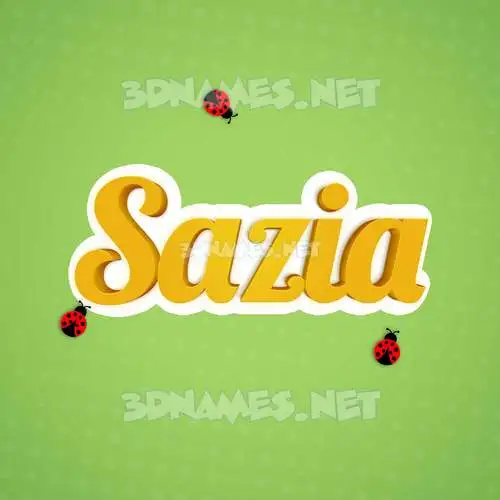 sazia in Ladybugs style - 3D name wallpaper sazia in Ladybugs style - 3D name wallpaper