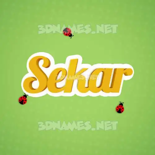 sekar in Ladybugs style - 3D name wallpaper sekar in Ladybugs style - 3D name wallpaper