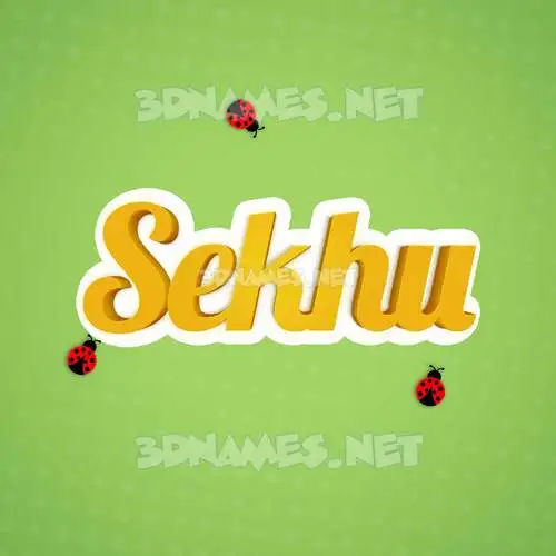 sekhu in Ladybugs style - 3D name wallpaper sekhu in Ladybugs style - 3D name wallpaper