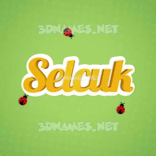 selcuk in Ladybugs style - 3D name wallpaper selcuk in Ladybugs style - 3D name wallpaper