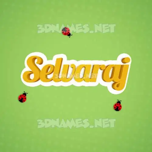 selvaraj in Ladybugs style - 3D name wallpaper selvaraj in Ladybugs style - 3D name wallpaper