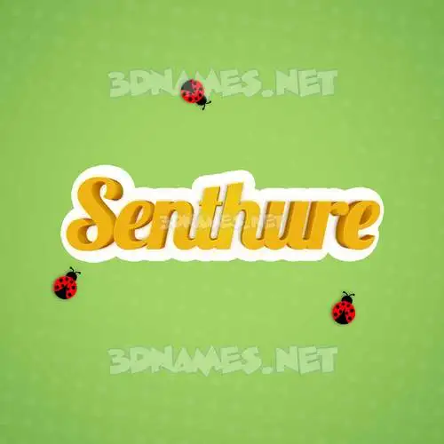 senthure in Ladybugs style - 3D name wallpaper senthure in Ladybugs style - 3D name wallpaper