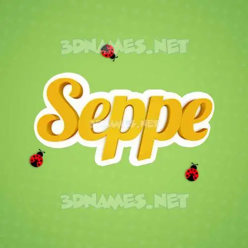 seppe in Ladybugs style - 3D name wallpaper seppe in Ladybugs style - 3D name wallpaper
