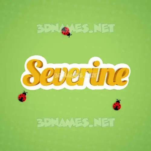 severine in Ladybugs style - 3D name wallpaper severine in Ladybugs style - 3D name wallpaper