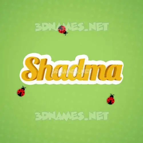 shadma in Ladybugs style - 3D name wallpaper shadma in Ladybugs style - 3D name wallpaper