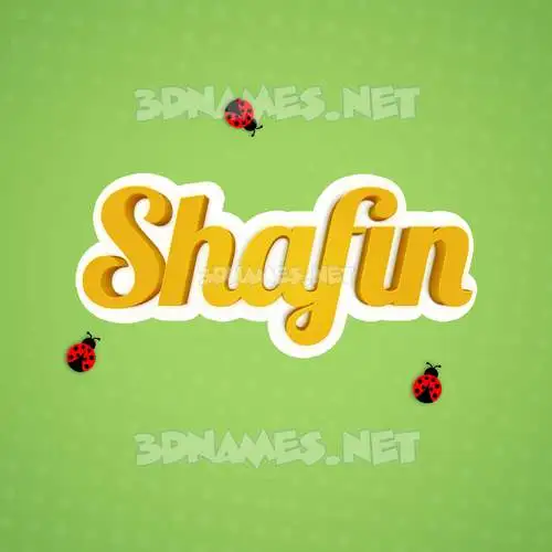 shafin in Ladybugs style - 3D name wallpaper shafin in Ladybugs style - 3D name wallpaper