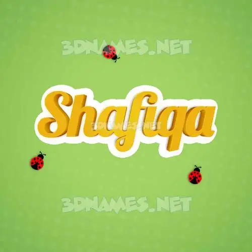 shafiqa in Ladybugs style - 3D name wallpaper shafiqa in Ladybugs style - 3D name wallpaper