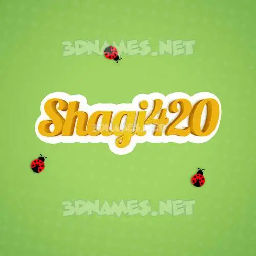 shagi420 in Ladybugs style - 3D name wallpaper shagi420 in Ladybugs style - 3D name wallpaper