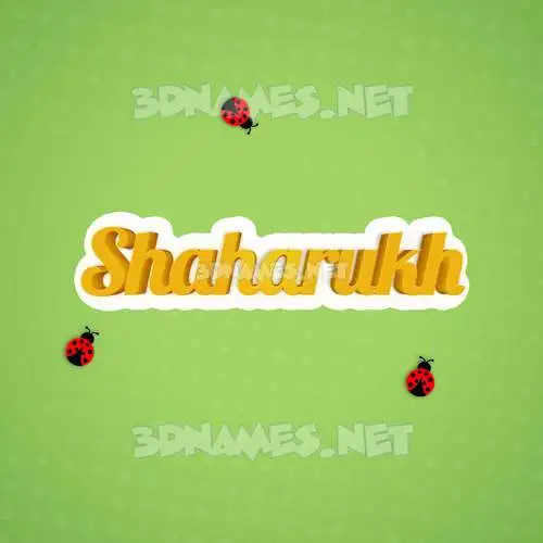 shaharukh in Ladybugs style - 3D name wallpaper shaharukh in Ladybugs style - 3D name wallpaper