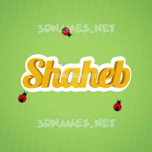 shaheb in Ladybugs style - 3D name wallpaper shaheb in Ladybugs style - 3D name wallpaper