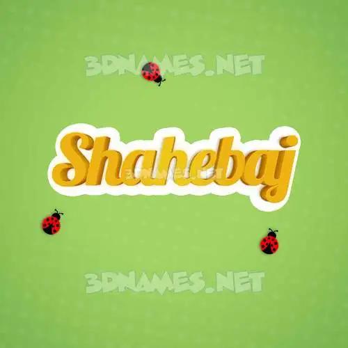 shahebaj in Ladybugs style - 3D name wallpaper shahebaj in Ladybugs style - 3D name wallpaper