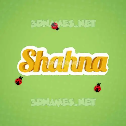 shahna in Ladybugs style - 3D name wallpaper shahna in Ladybugs style - 3D name wallpaper