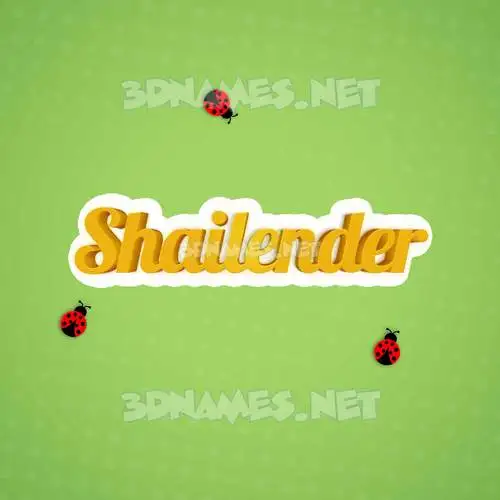 shailender in Ladybugs style - 3D name wallpaper shailender in Ladybugs style - 3D name wallpaper
