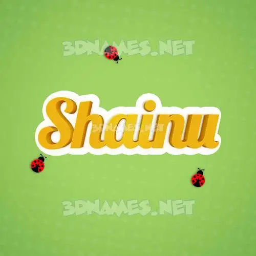 shainu in Ladybugs style - 3D name wallpaper shainu in Ladybugs style - 3D name wallpaper