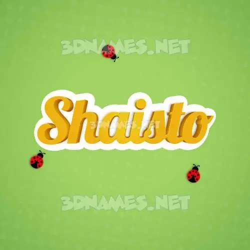 shaisto in Ladybugs style - 3D name wallpaper shaisto in Ladybugs style - 3D name wallpaper